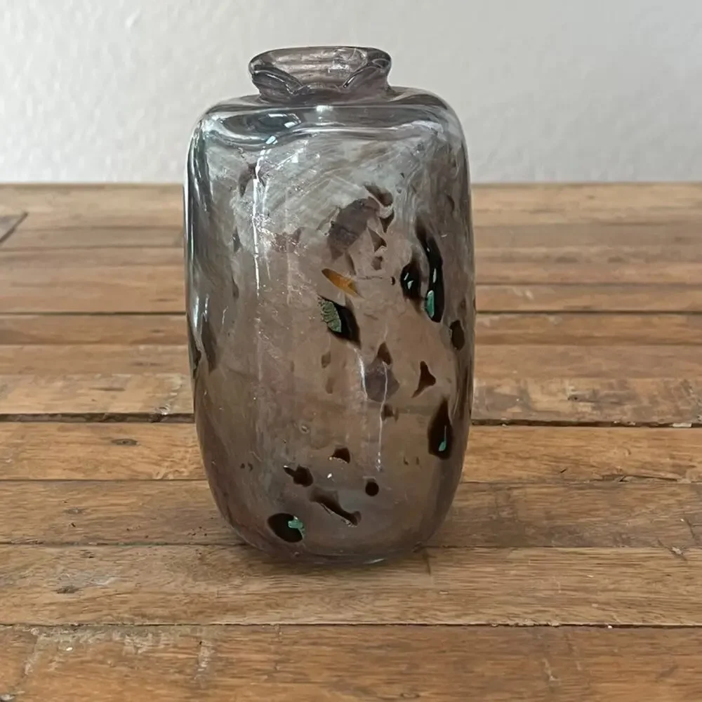 Art Glass Hand Blown Vase 5.5
